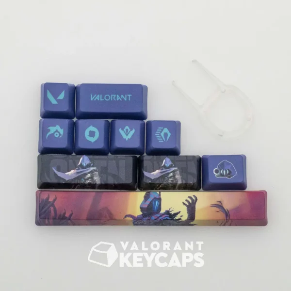 Omen Valorant Keycaps OEM Profile 10 Keys PBT dye sub keycaps